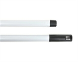 Manche métal époxy blanc à visser 140cm x  Ø23,5mm : cliquez sur l’image pour voir les détails du produit