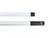 Manche métal époxy blanc à visser 140cm x  Ø23,5mm : cliquez sur l’image pour voir les détails du produit