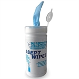 Lingettes désinfectants Asept wipes 20x20cm 150pc : cliquez sur l’image pour voir les détails du produit