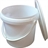 Seau blanc de 10L avec couvercle : cliquez sur l’image pour voir les détails du produit