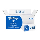 Essuie-mains Kleenex Ultra 3plis blanc plié : cliquez sur l’image pour voir les détails du produit