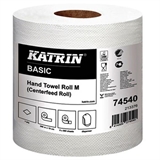 Cliquez sur l’image pour voir les détails du produit :Essuie-mains KatrinBasic Roll M 1pli blanc 30x19cm