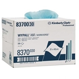 Cliquez sur l’image pour voir les détails du produit :Chiffons WypAll X60 Boite Brag 1pli bleu 43x31,8cm