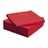 Serviettes rouges 2plis 33x33cm : cliquez sur l’image pour voir les détails du produit