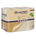Papier WC traditionnel Lucart EcoNatural12 Havane  : cliquez sur l’image pour voir les détails du produit