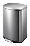 Poubelle Della Step Eko 50L Inox brossé à pédale : cliquez sur l’image pour voir les détails du produit