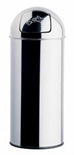 Poubelle à trappe Push 45L Inox : cliquez sur l’image pour voir les détails du produit