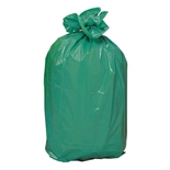 Sac poubelles HDPE 90x120cm 30µ 160L vert  : cliquez sur l’image pour voir les détails du produit